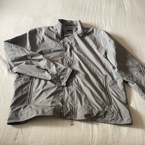 Peter Millar Light Gray Windbreaker